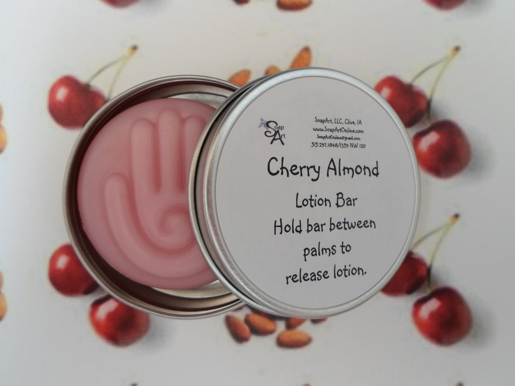 Cherry Blossom Solid Lotion Bar - Robin's Nest Soapery